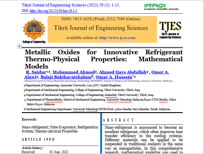 Article Cover Page